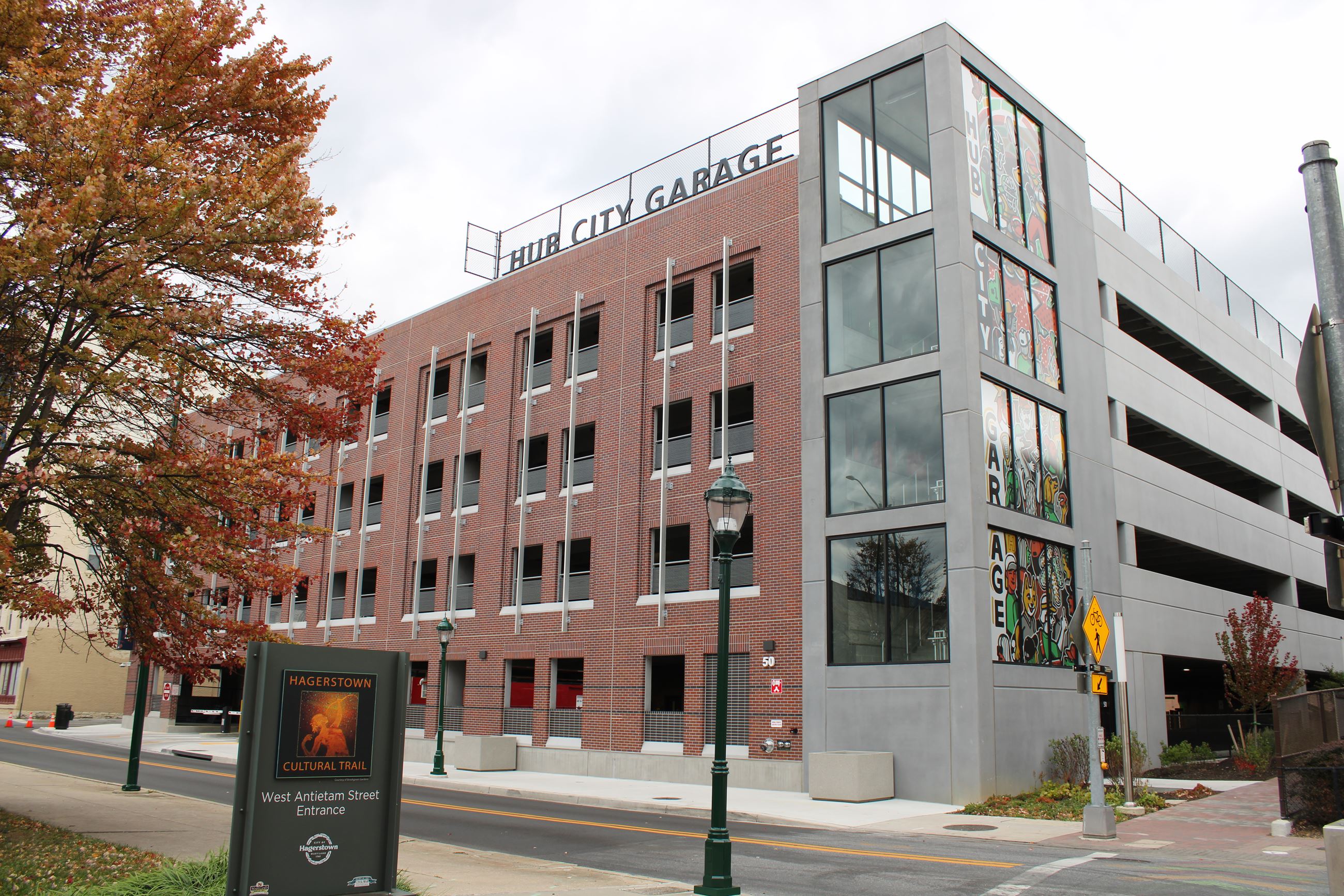 Hub City Parking Garage_front_antietam street view