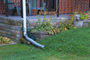 downspout disconnection photo